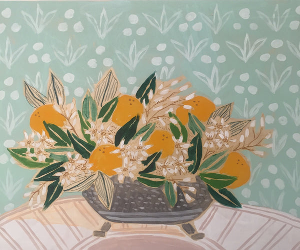 FLORIDA STATE FLOWER: FLOWERS FOR AMELIA - 24X30