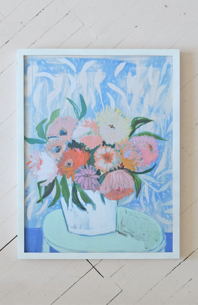 Dahlias - Flowers for Charlie - Print