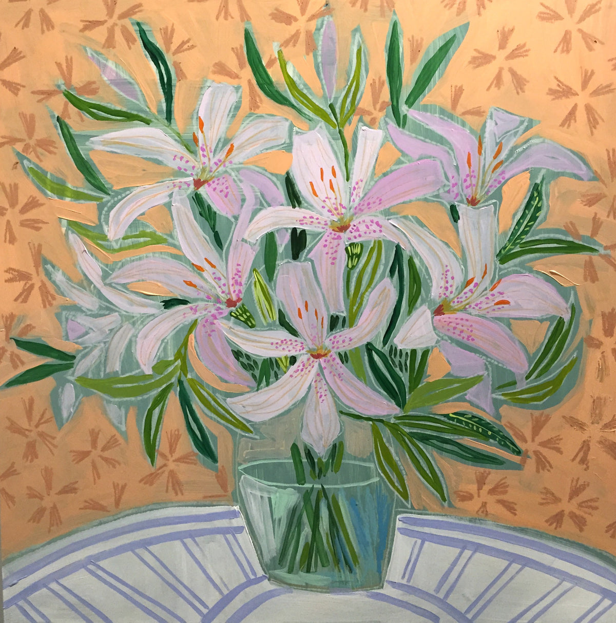 FLOWERS FOR AUDREY - 30X30