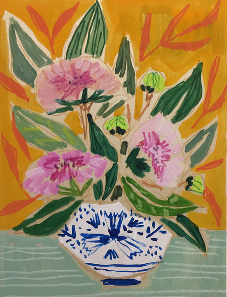 STATE FLOWER OF ALABAMA - FLOWERS FOR GAYLE - 9x12