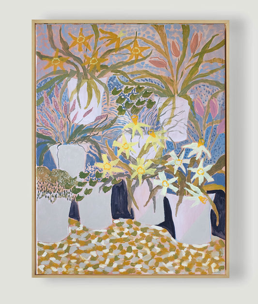 Potted Spring Daffodils No. 3 (36" x 48")