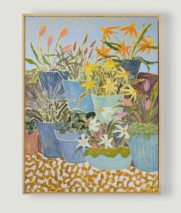Potted Spring Daffodils No. 5 (36" x 48")