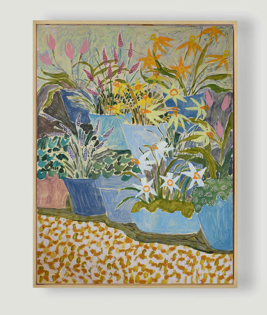 Potted Spring Daffodils No. 6 (36" x 48")
