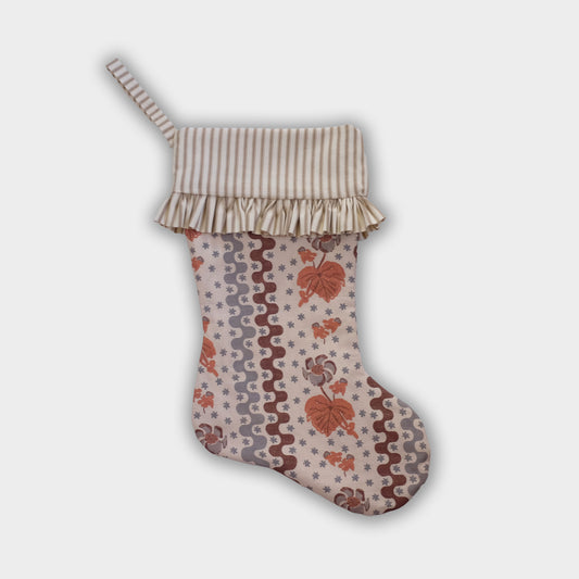 Christmas Stocking- Beth Chestnut (Vertical Stripe)
