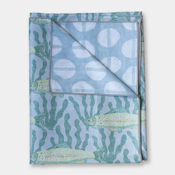 Brooks Ocean Blue Towel
