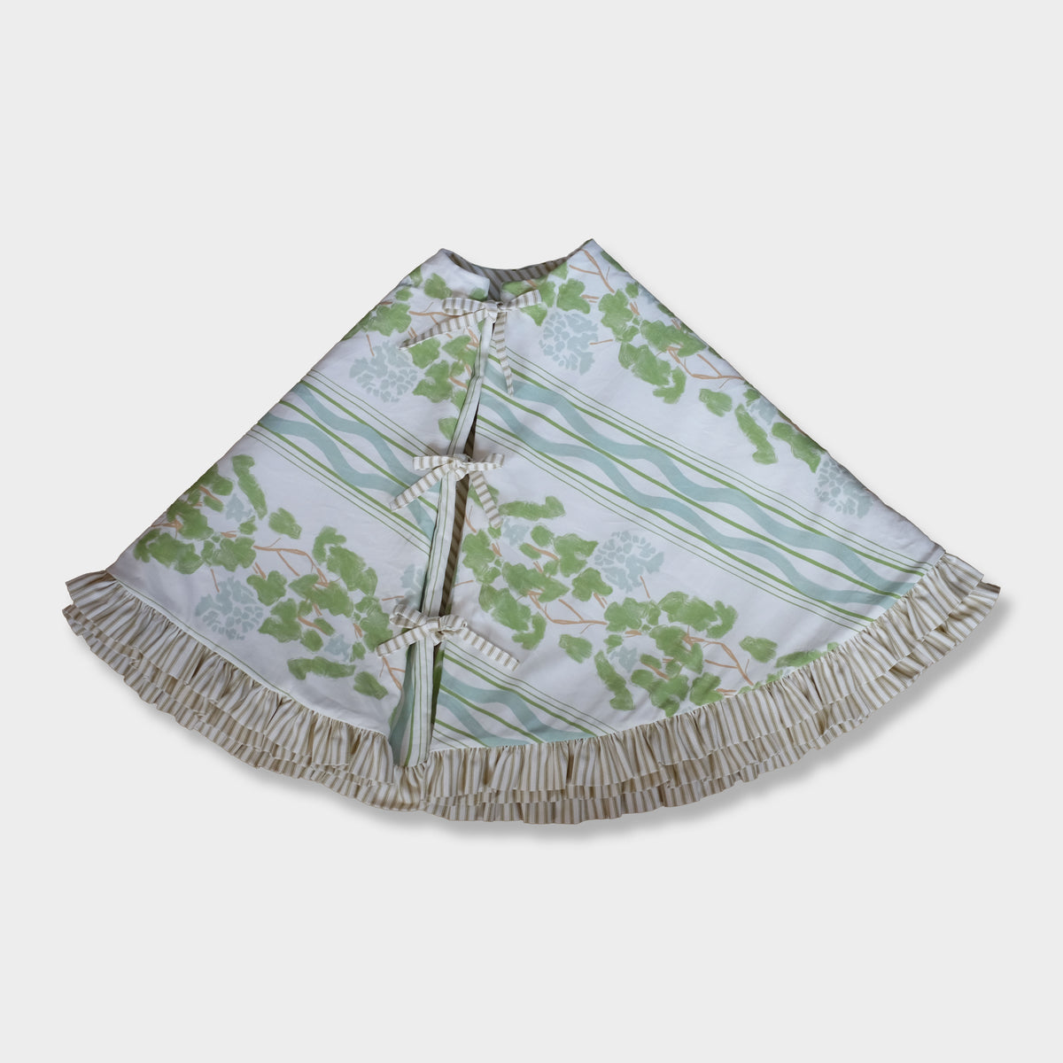 Christmas Tree Skirt - Clara Soft Green