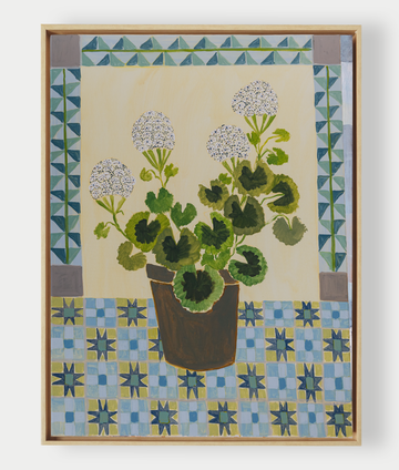 2026 Quilted Geranium No. 1 (30 x 40)