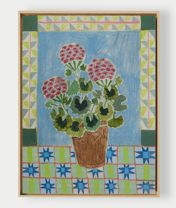 2026 Quilted Geranium No. 9 (24 x 30)