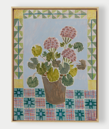 2026 Quilted Geranium No. 4 (24 x 30)