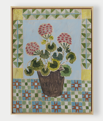 2026 Quilted Geranium No. 6 (24 x 30)