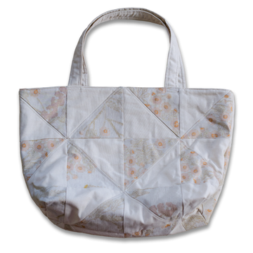 Hand-Quilted Tote Bag - Averett Parchment