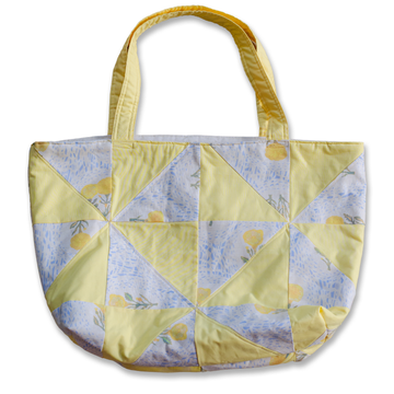 Hand-Quilted Tote Bag - Louisa