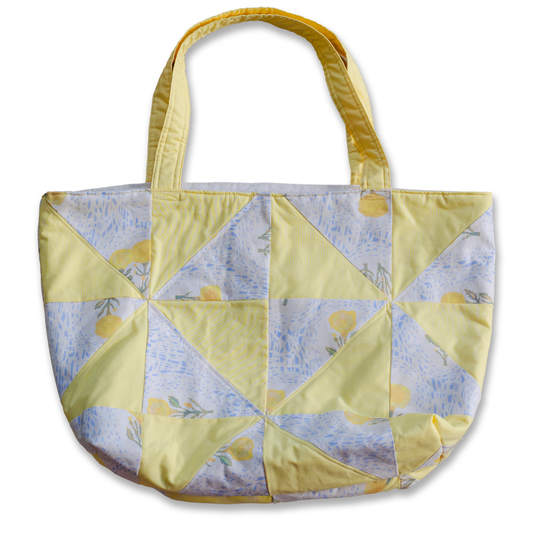 Hand-Quilted Tote Bag - Louisa