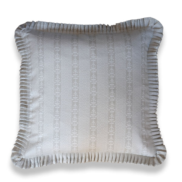 Isa Sage Ruffle Pillow