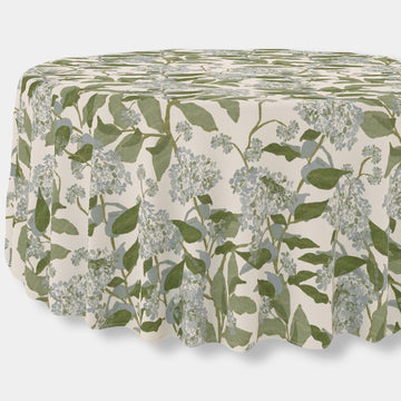 *New* Grier - Hydrangea Round Tablecloth