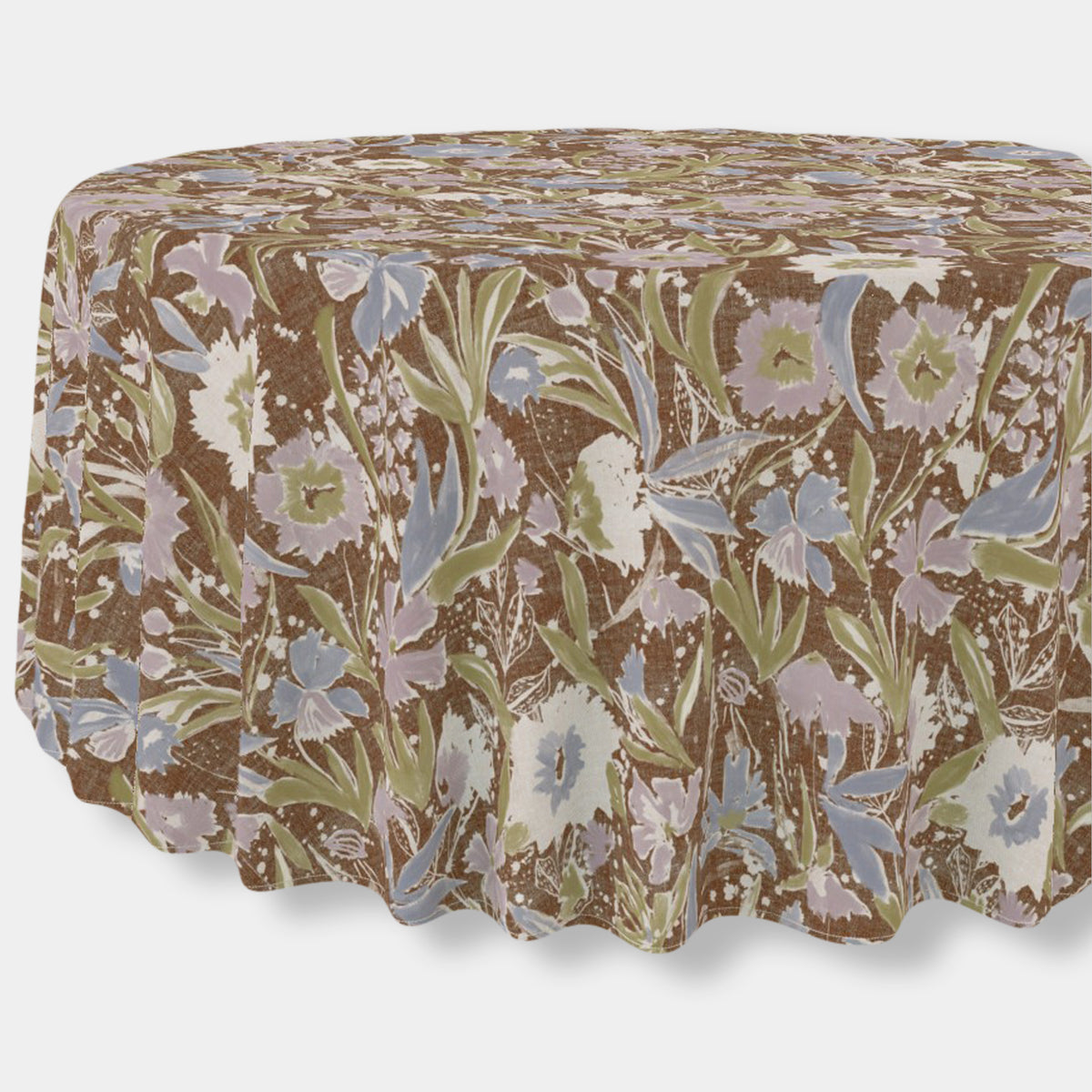 *New* Martha - Umber Round Tablecloth