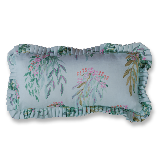 Lara Ruffle Pillow - 12 x 24"