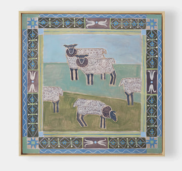 Sheep Family No. 1   36" x 36"