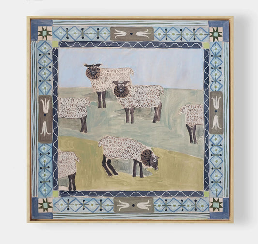 Sheep Family No. 3   36" x 36"