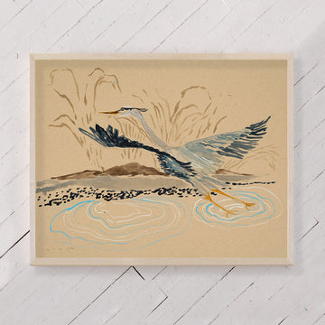 Blue Heron No. 1 - 11 x 14" Print