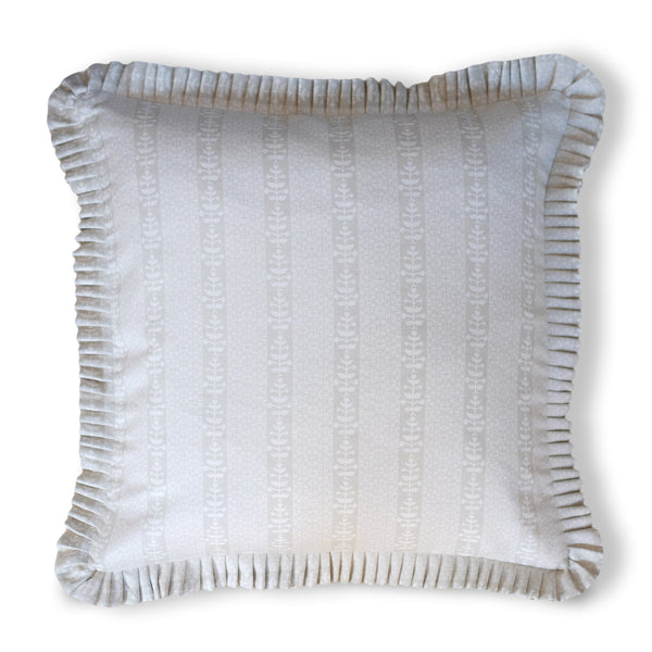 Isa Sage Ruffle Pillow