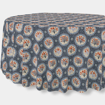 *New* Monica - Bluebird Round Tablecloth