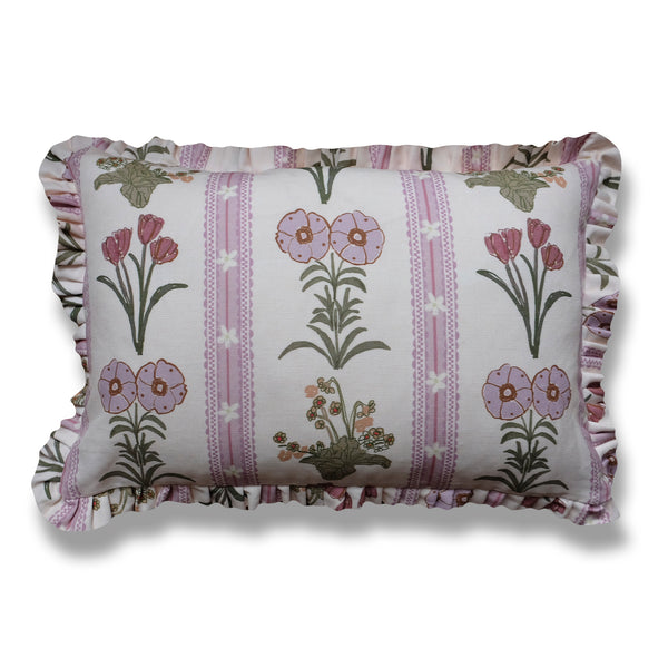 *New* Virginia - Heather Ruffle Pillow - 12 x 18"