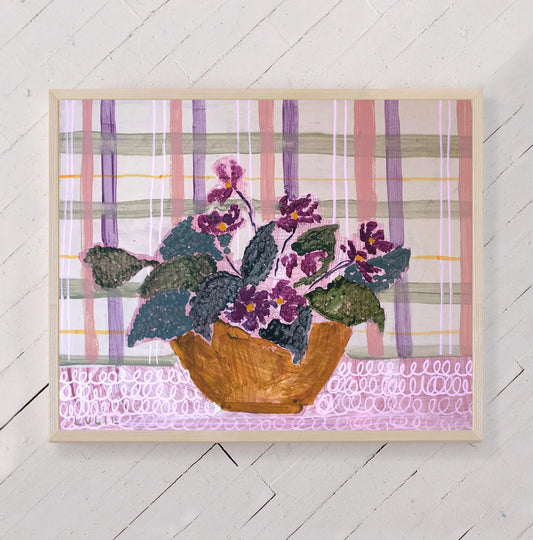 African Violet No. 1 - 11 x 14" Print