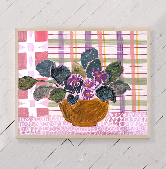 African Violet No. 2 - 11 x 14" Print