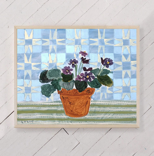 African Violet No. 3 - 11 x 14" Print