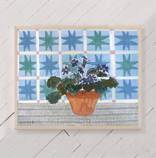 African Violet No. 4 - 11 x 14" Print