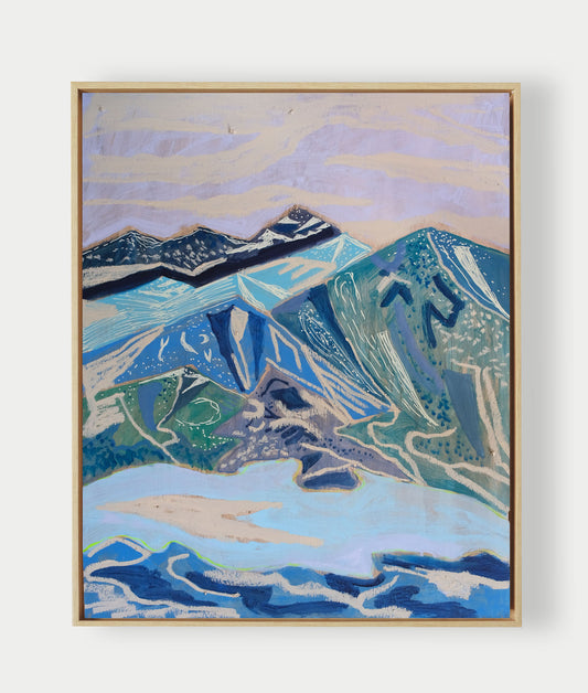 Snowy Mountain No. 10 - 24" x 30"