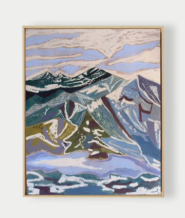 Snowy Mountain No. 11 - 24" x 30"