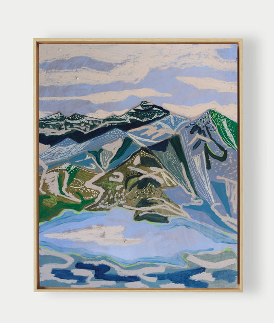 Snowy Mountain No. 12 - 24" x 30"