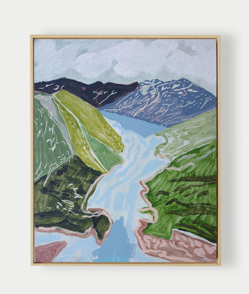 Snowy Mountain No. 14 -  16" x 20"