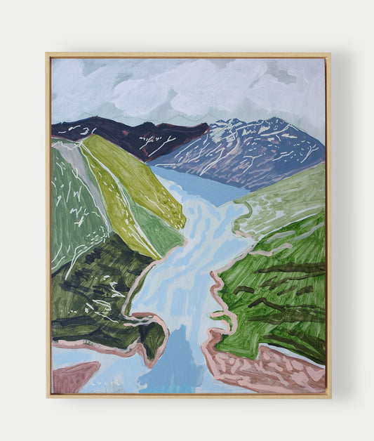 Snowy Mountain No. 14 -  16" x 20"