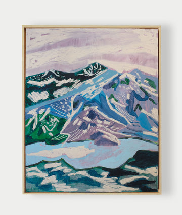 Snowy Mountain No. 3 - 16" x 20"