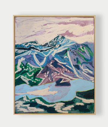 Snowy Mountain No. 5 - 16" x 20"