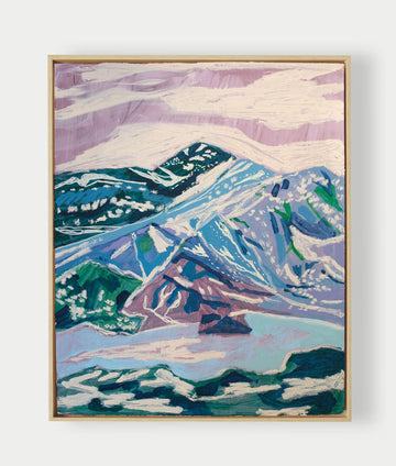 Snowy Mountain No. 6 - 16" x 20"