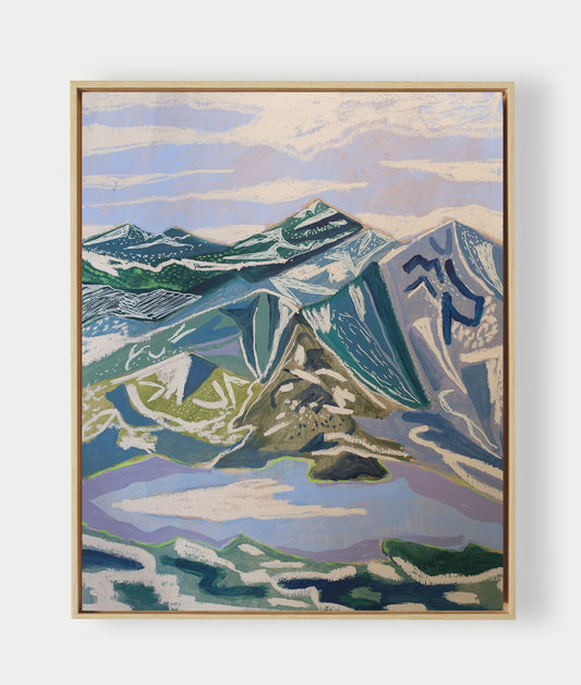 Snowy Mountain No. 8 -  24” x 30"