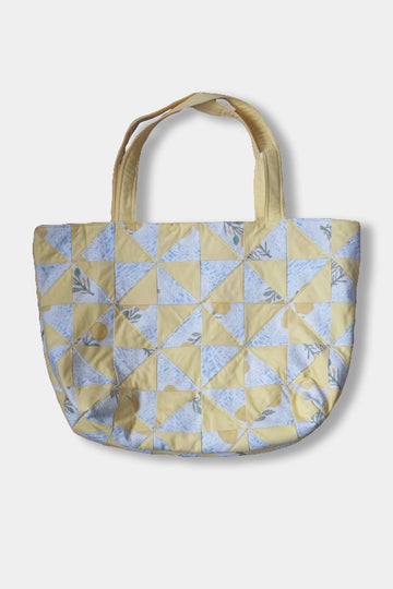 Hand-Quilted Tote Bag - Louisa