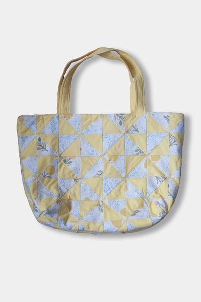 Hand-Quilted Tote Bag - Louisa