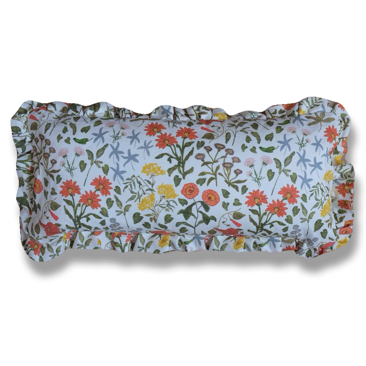 Sallie Ruffle Pillow - 12 x 24"