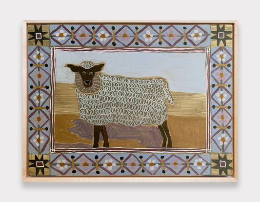 Anne the Sheep 24" x 18"
