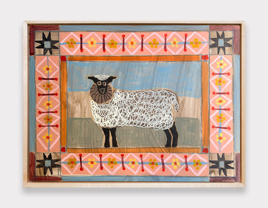 Clara the Sheep 24" x 18"