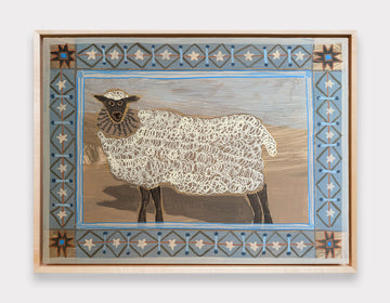 Simon the Sheep 24" x 18"