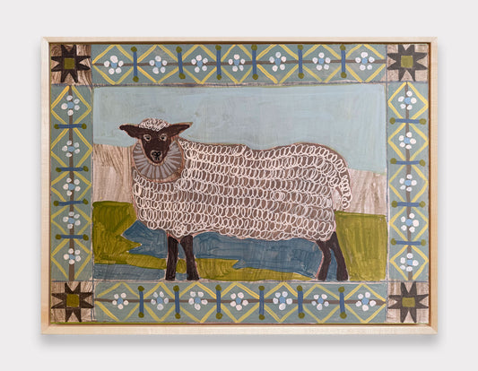 George the Sheep 24" x 18"