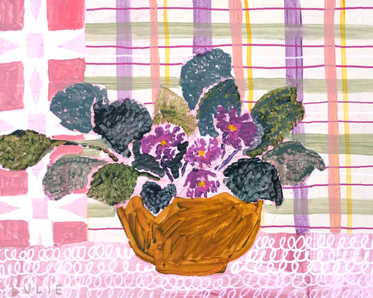 African Violet No. 2 - 11 x 14" Print