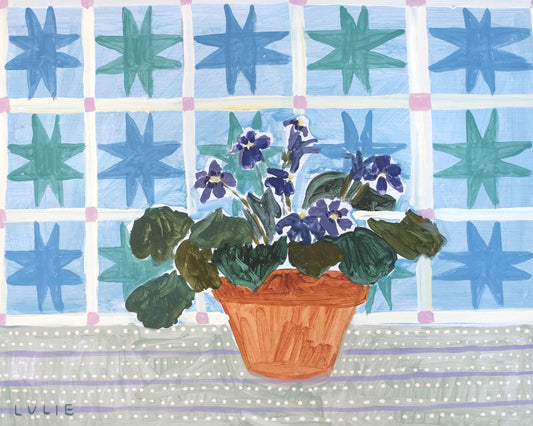 African Violet No. 4 - 11 x 14" Print