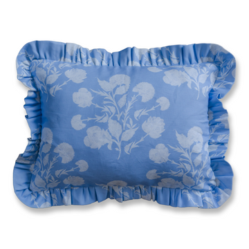 Anna Cornflower Small Ruffle Pillow